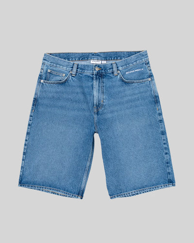 Beyond Medals Jeans Shorts – Blue