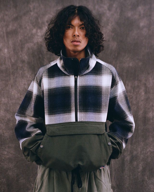 Victoria HK Plaid Anorak – Cypress