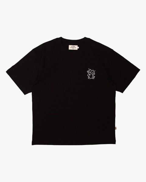 Victoria HK| Queenhead logo tee black - Gallery Streetwear