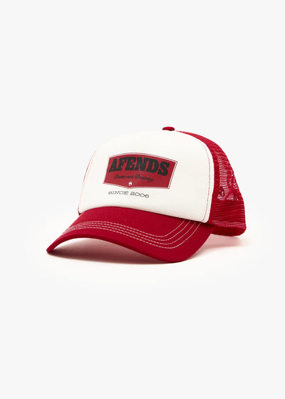 Afends Trophy Recycled Trucker Cap – Ketchup
