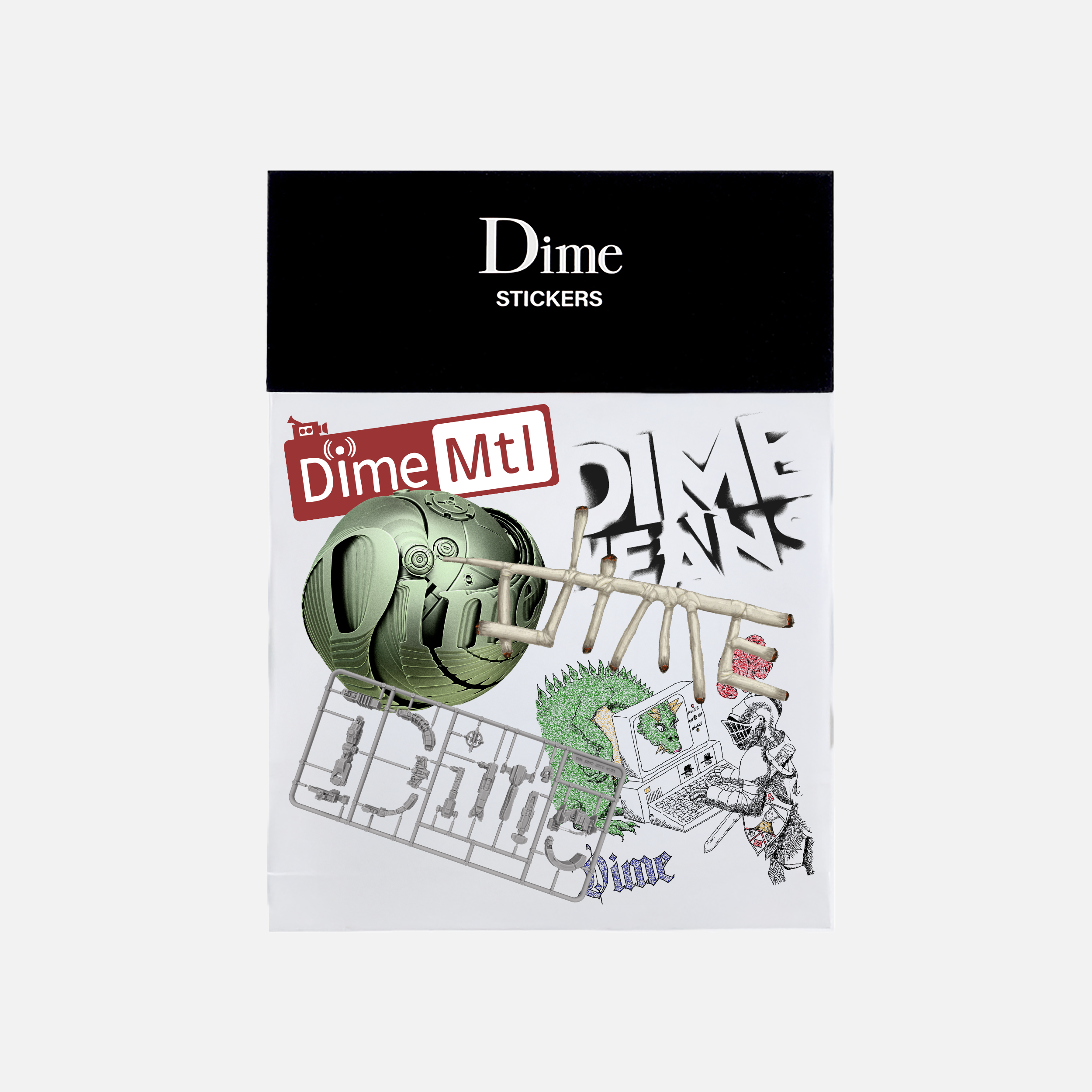 Dime MTL Sticker Pack Multi — product shot