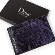 Dime MTL | Snake Leather Cardholder purple 2