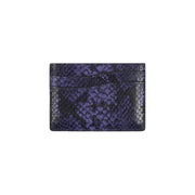 Dime MTL | Snake Leather Cardholder purple