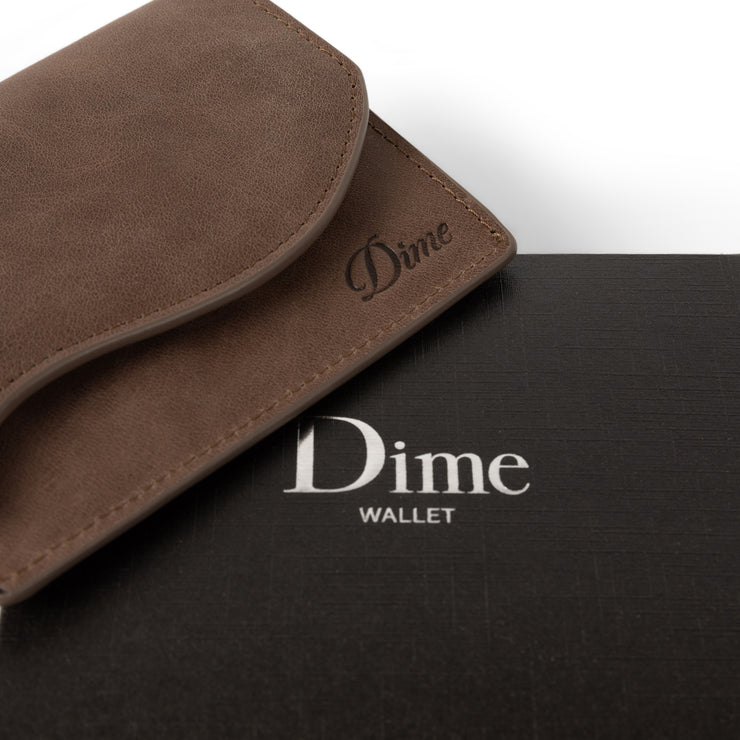 Dime MTL | Chain leather Wallet Brown 2