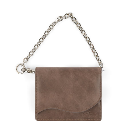 Dime MTL | Chain leather Wallet brown