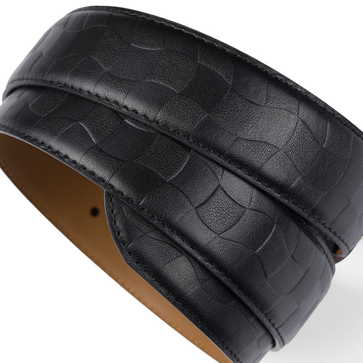 Dime | Checkered Leather Belt Black - Gallery Streetwear