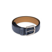 Dime | Checkered Leather belt Navy - Gallery Streetwear