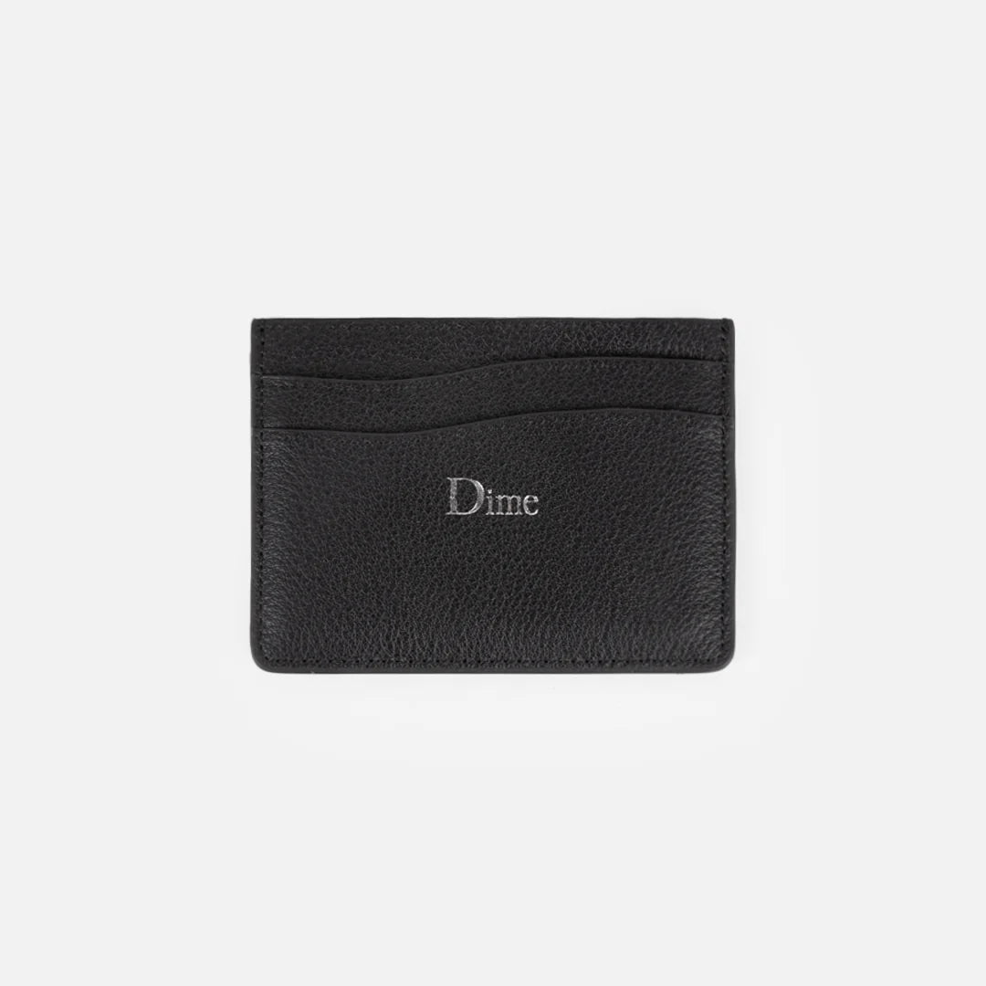 Dime MTL Classic Leather Cardholder Black