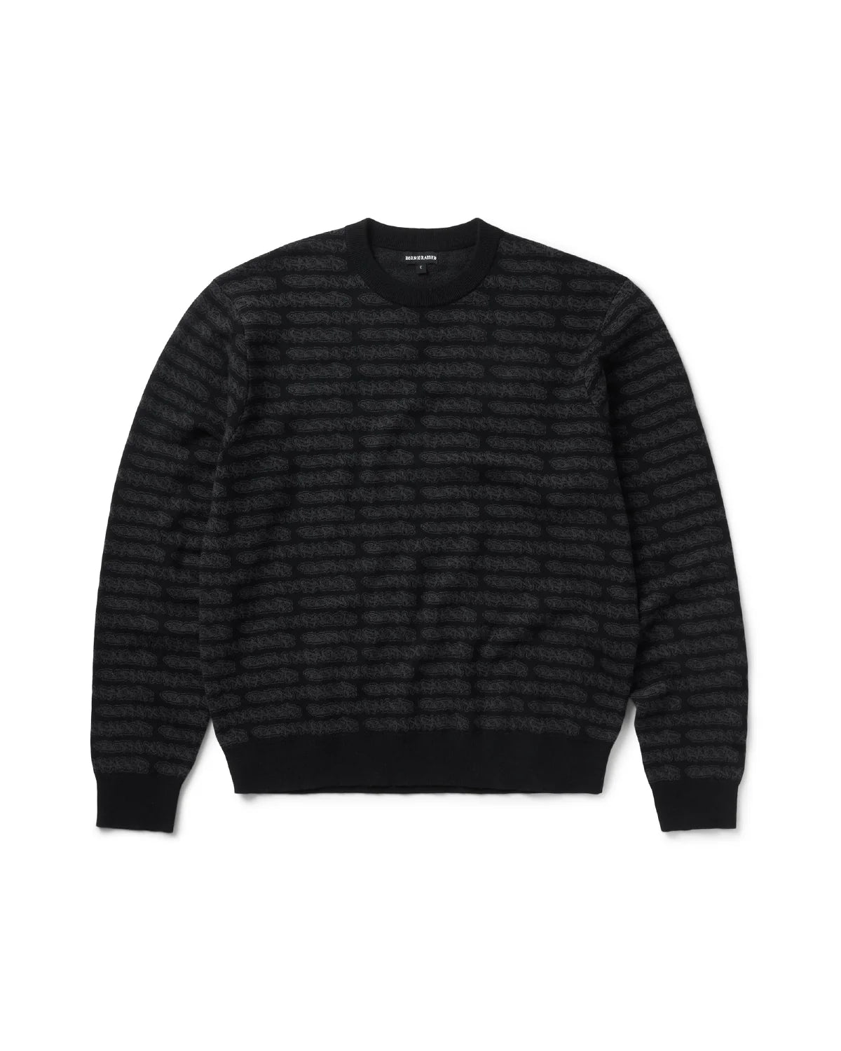 Born X Raised All-Over Tag Knit Sweater