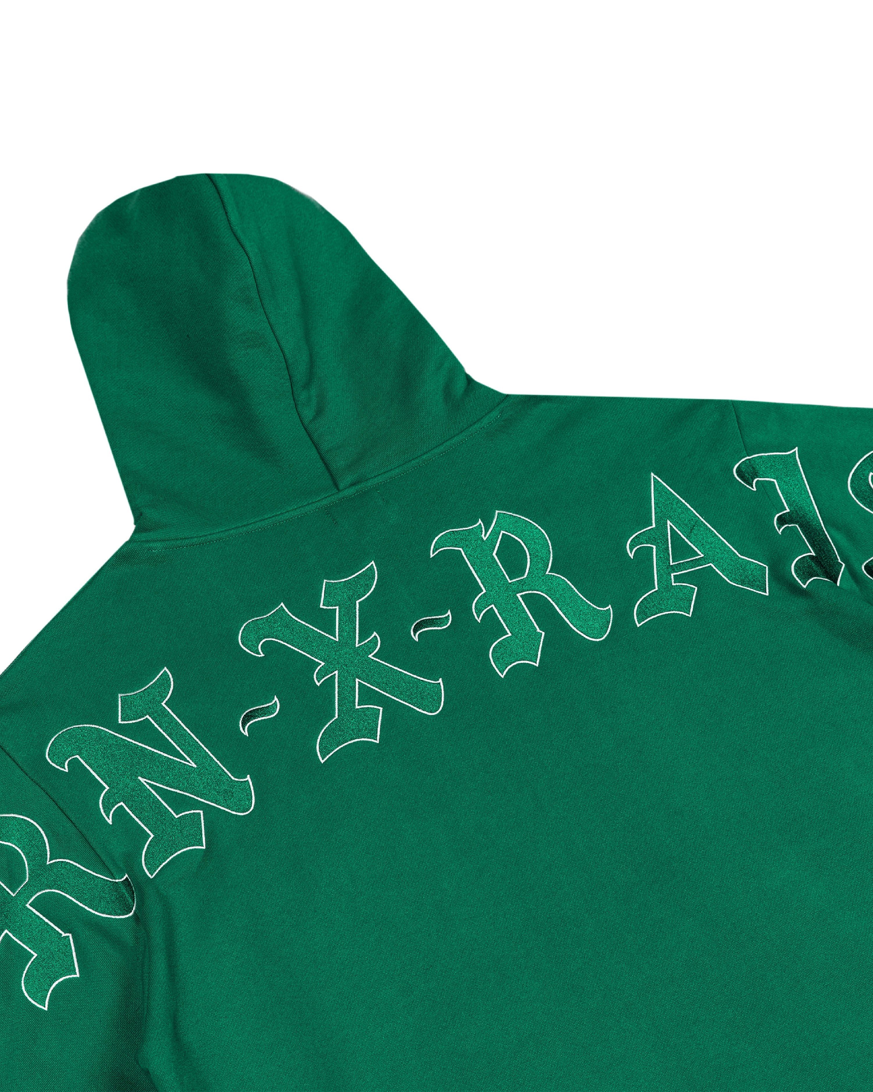 Born X Raised BXR Jumbo Arch Hoodie - Green