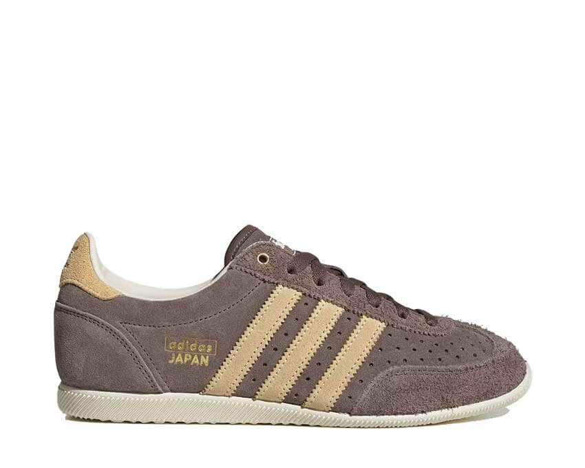 adidas Women's Japan Earth Strata Orange Tint Gold Metallic - lateral side view