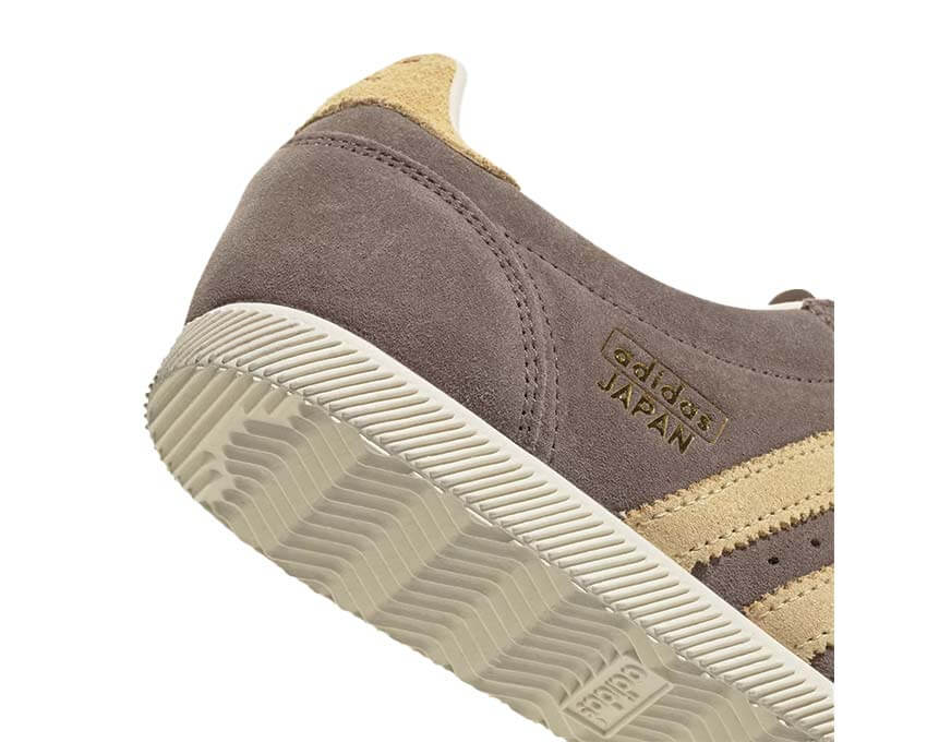 adidas Women's Japan Earth Strata - medial side view showing gold three stripes