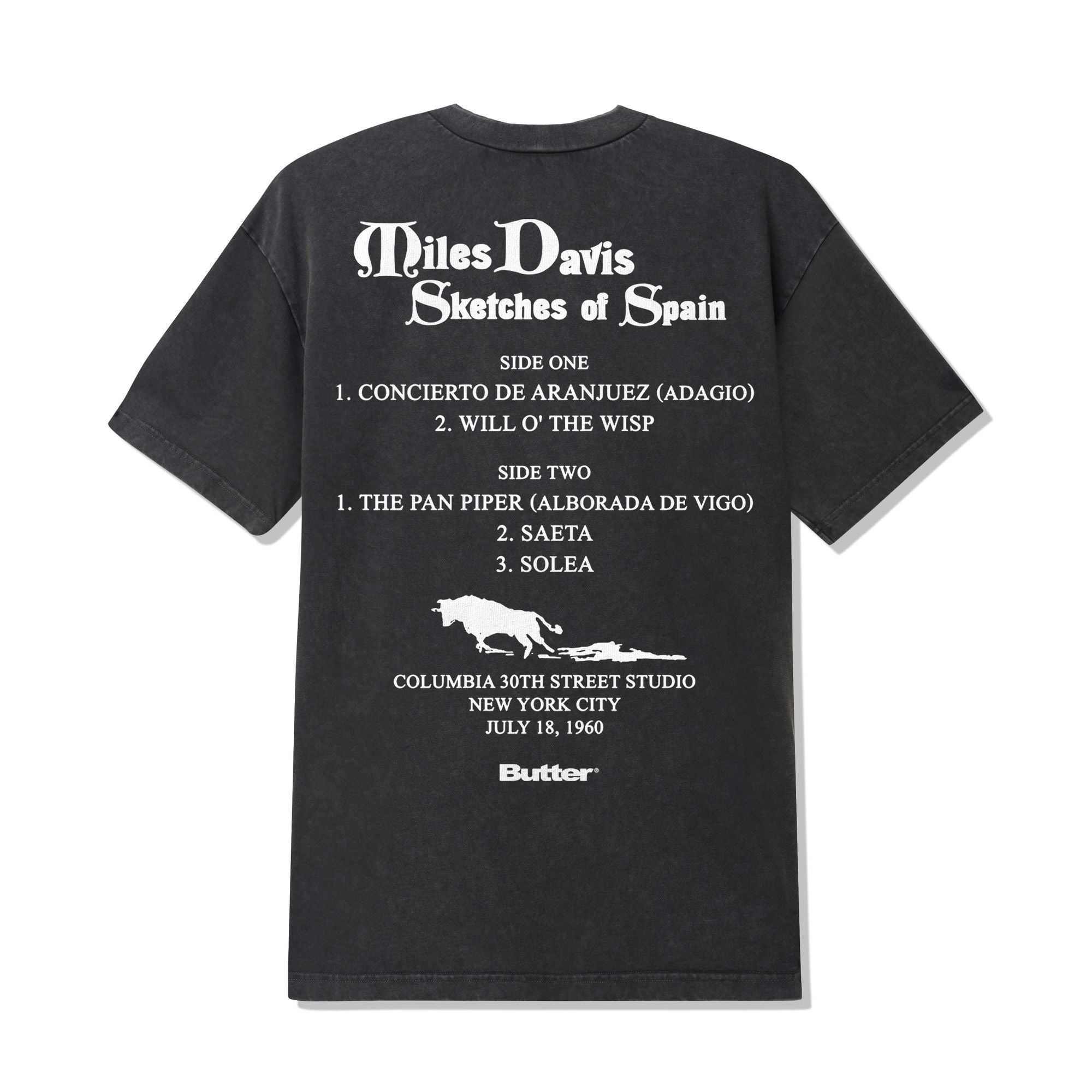 Butter Goods x Miles Davis | Sketches of Spain Tee back