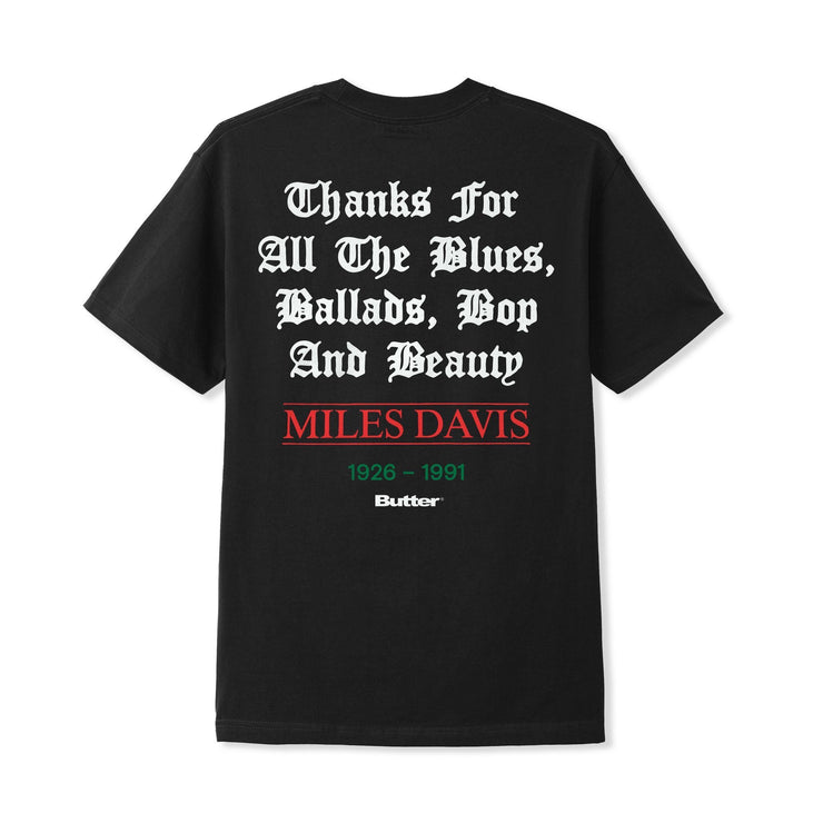 Butter Goods x Miles Davis | Thanks Tee back