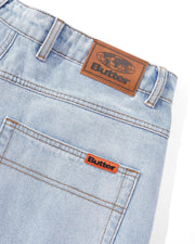 Butter Goods | Baggy Denim Pants Light Blue 3