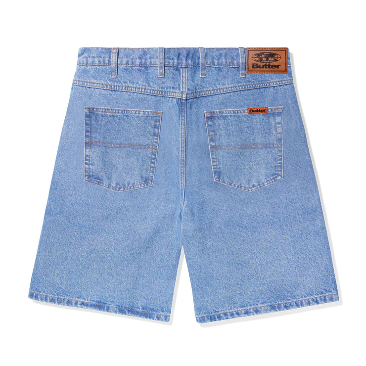 Butter Goods | Baggy Denim Shorts Indigo Wash 1