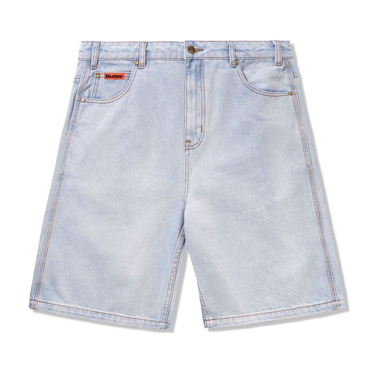 Butter Goods | Baggy Denim Shorts Light Blue 