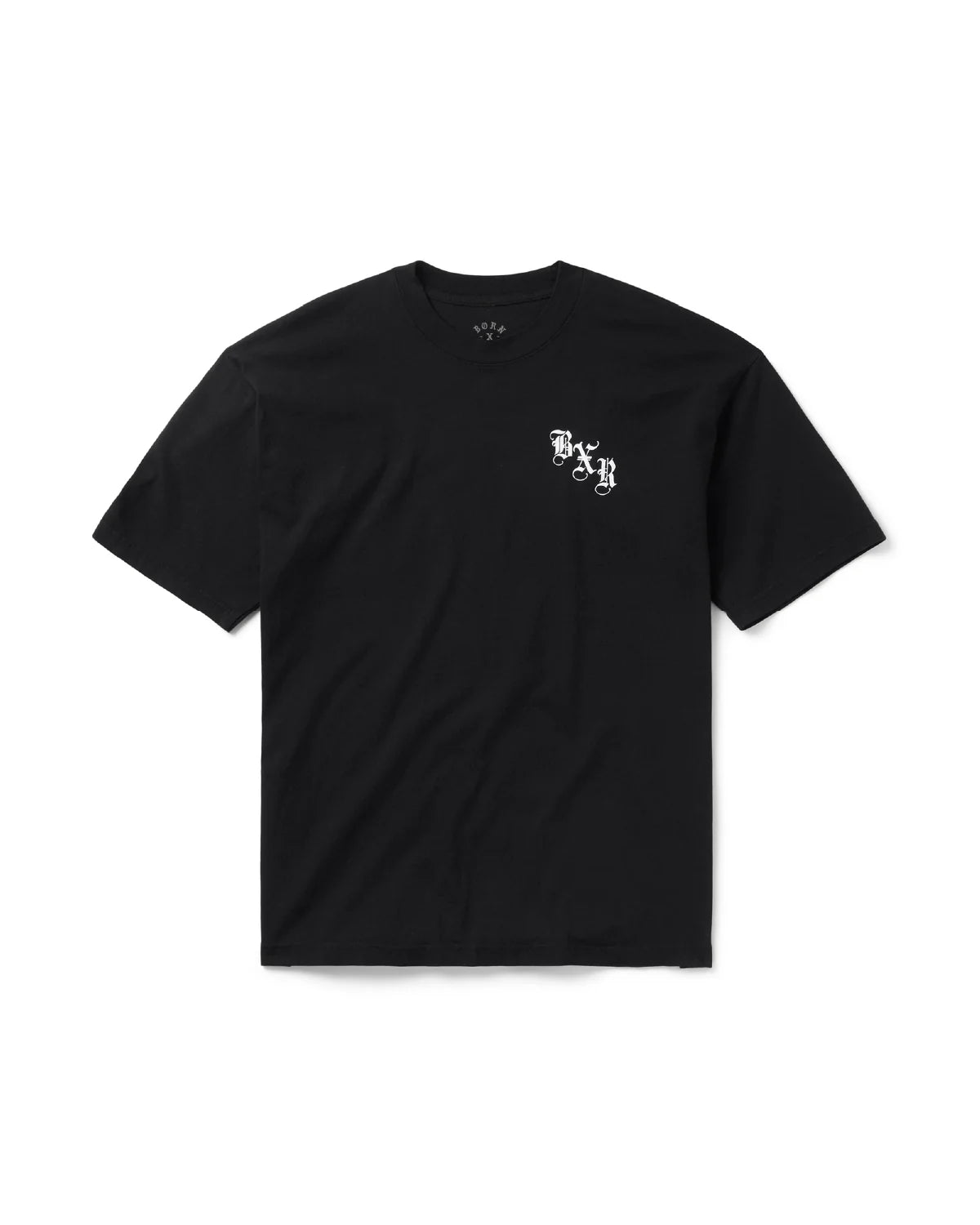 Born X Raised Blackletter Jumbo Arch Tee - Black