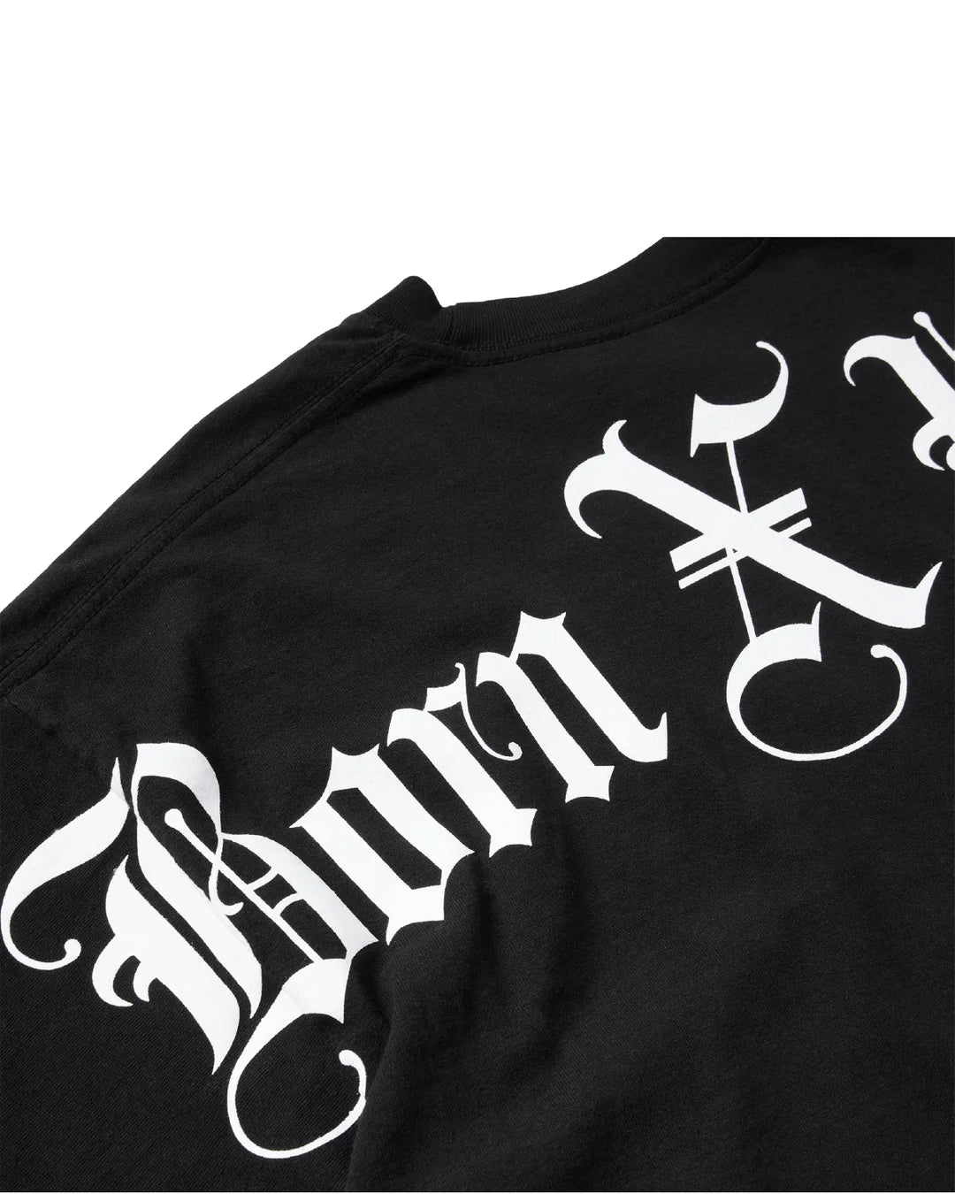 Born X Raised Blackletter Jumbo Arch Tee - Black