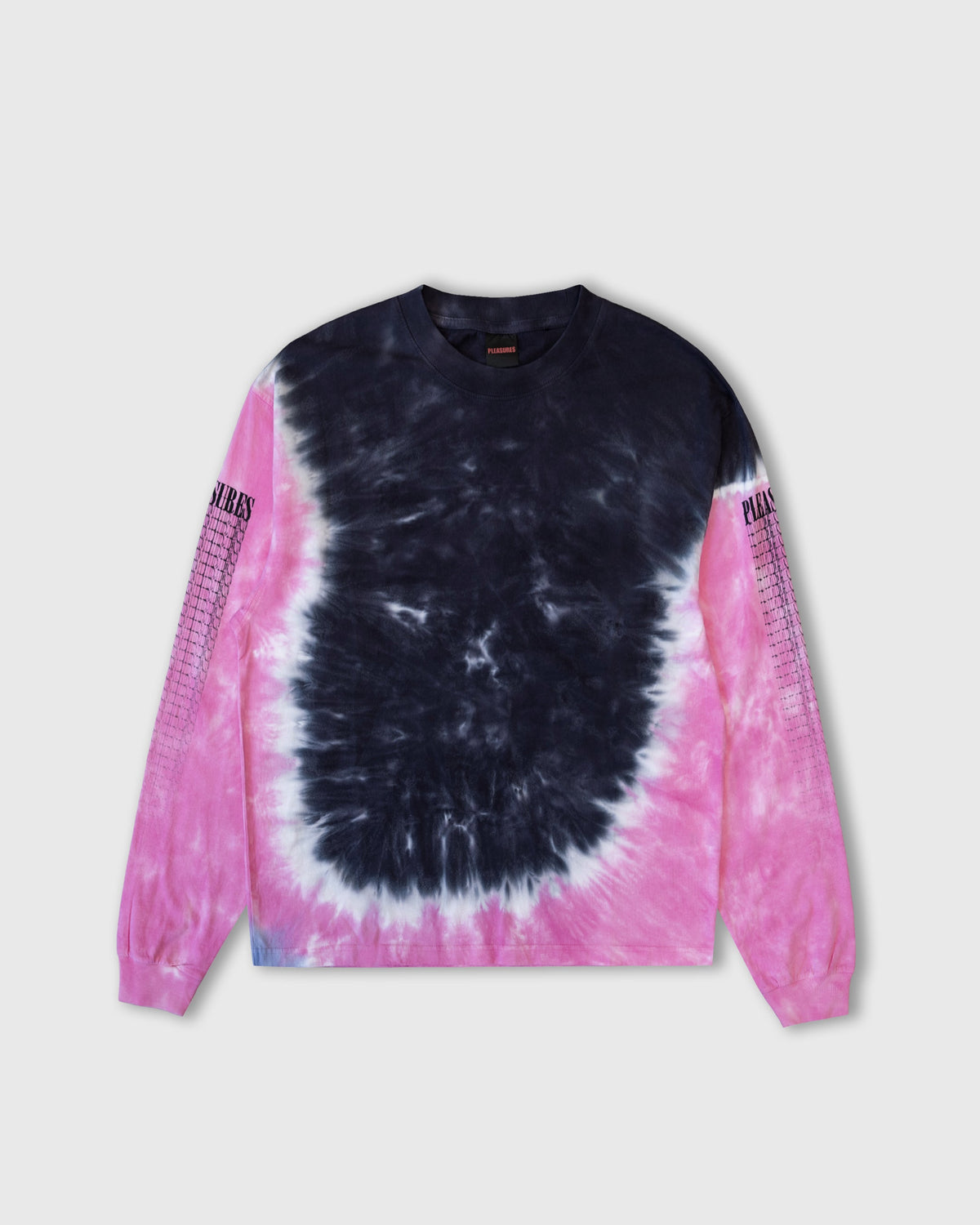 Pleasures Blurred Longsleeve Tie Dye — tie dye cotton long sleeve t-shirt, Gallery Streetwear Canada