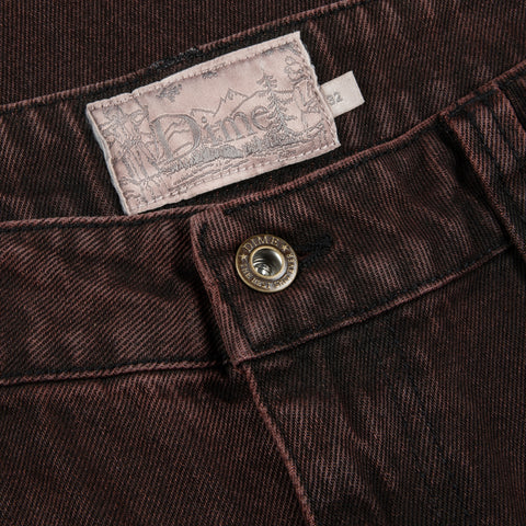 Dime | Baggy Denim Sandblasted Copper - Gallery Streetwear