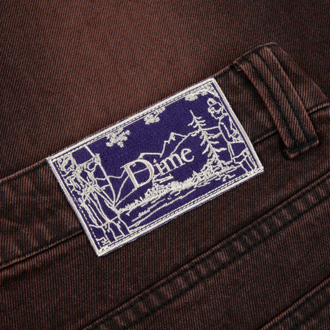 Dime | Baggy Denim Sandblasted Copper - Gallery Streetwear