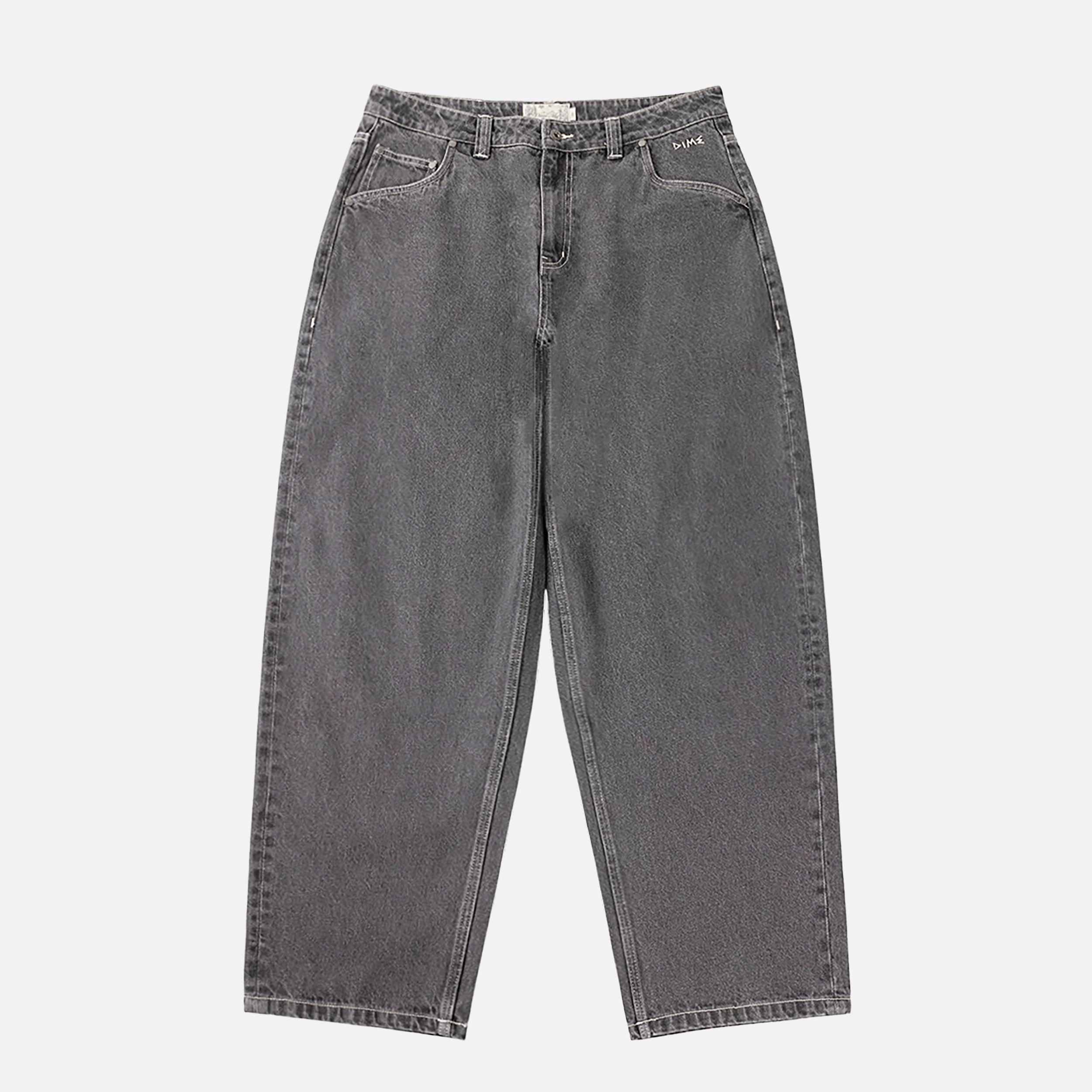 Dime MTL Baggy Wink Denim Pants Faded Black — product shot