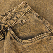 Dime | Baggy Denim Overdyed Gold