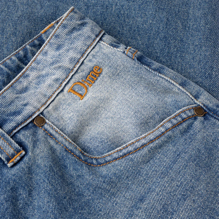 Dime MTL | Baggy Denim Sandblasted Indigo