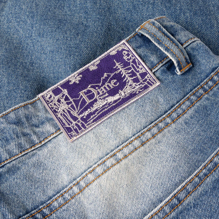 Dime MTL | Baggy Denim Sandblasted Indigo