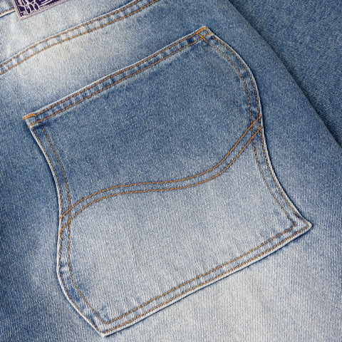 Dime MTL | Baggy Denim Sandblasted Indigo