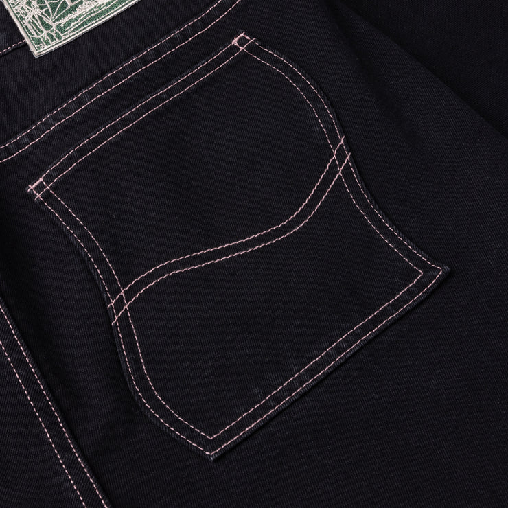 Dime | Relaxed Denim Black Contrast