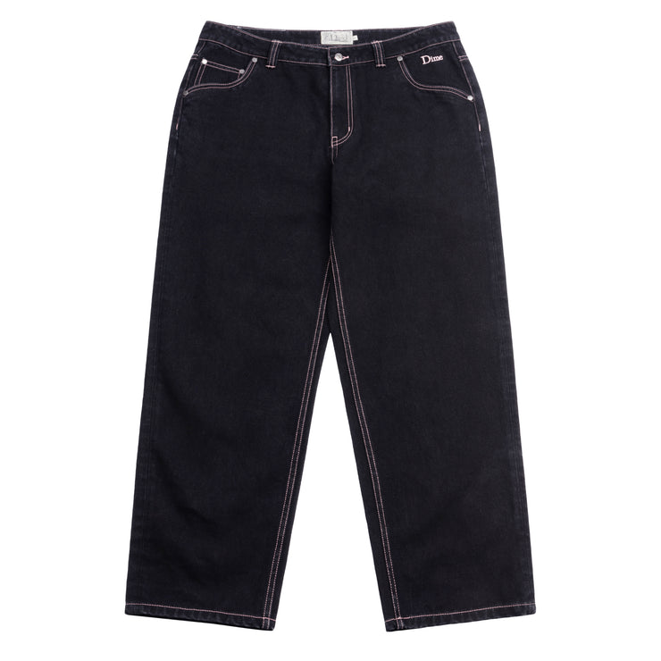 Dime | Relaxed Denim Black Contrast