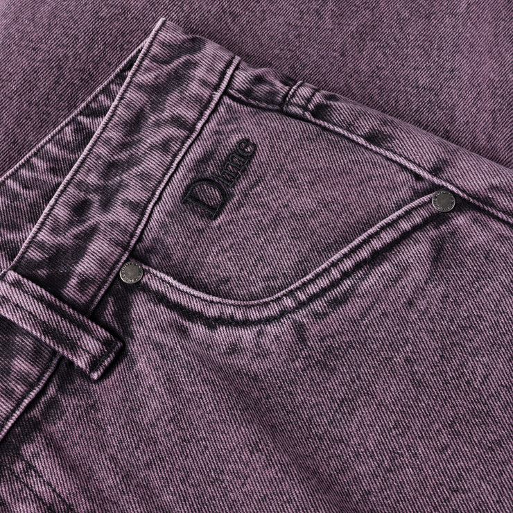 Dime | Relaxed Denim Overdyed Plum