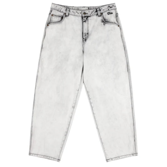 DIME CLASSIC BAGGY PANTS SMOKE WHITE - Gallery Streetwear