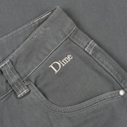 DIME BAGGY FIT JEANS- DARK GREY - Gallery Streetwear