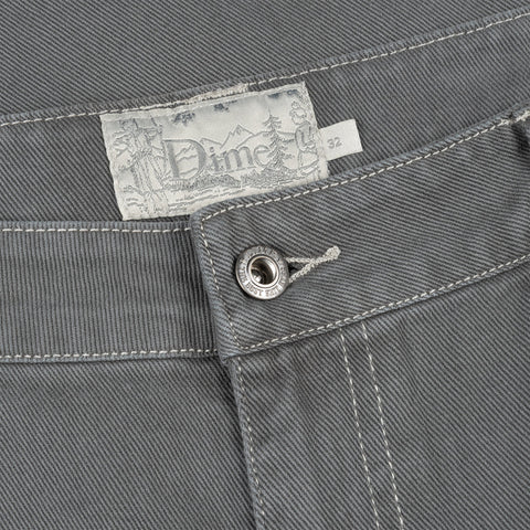 DIME BAGGY FIT JEANS- DARK GREY - Gallery Streetwear