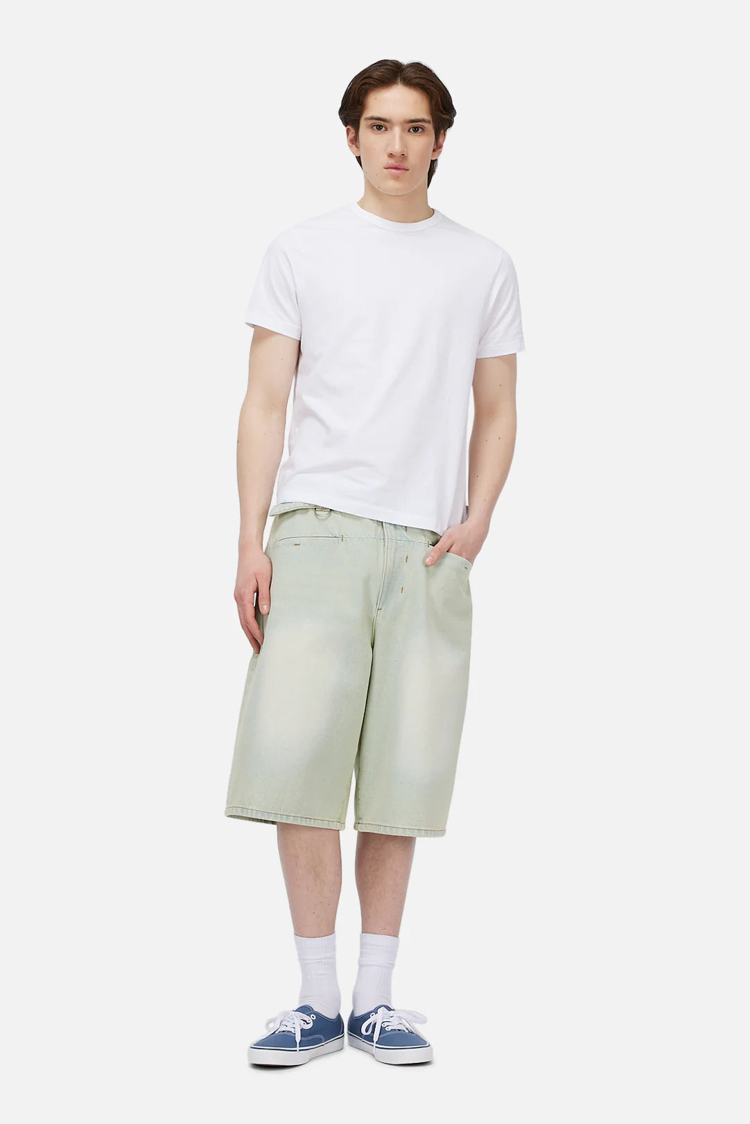 Dime MTL Tech Denim Shorts Bleached