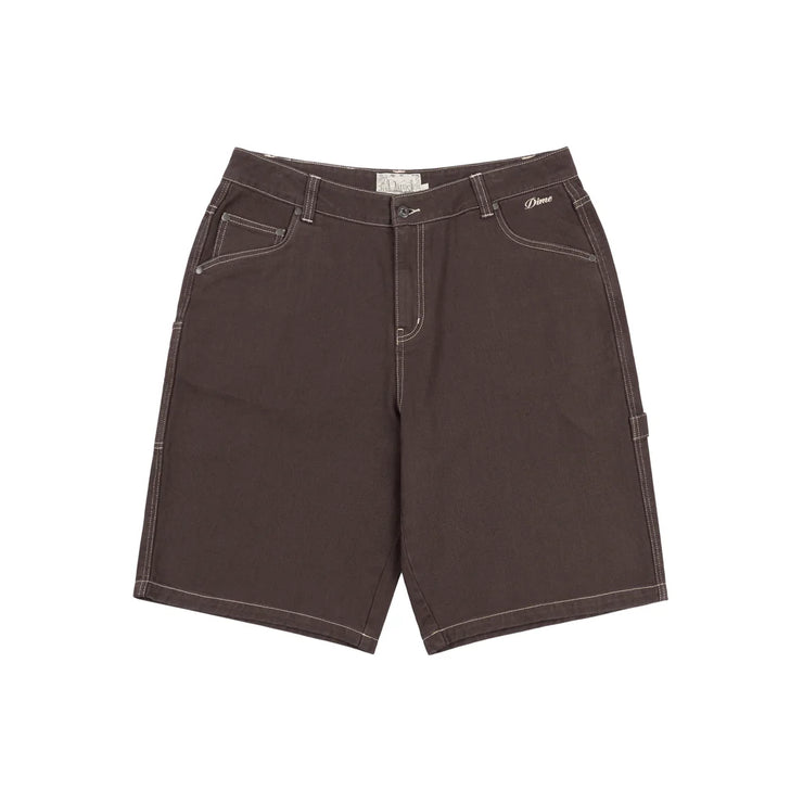 Dime | Denim Shorts Brown - Gallery Streetwear