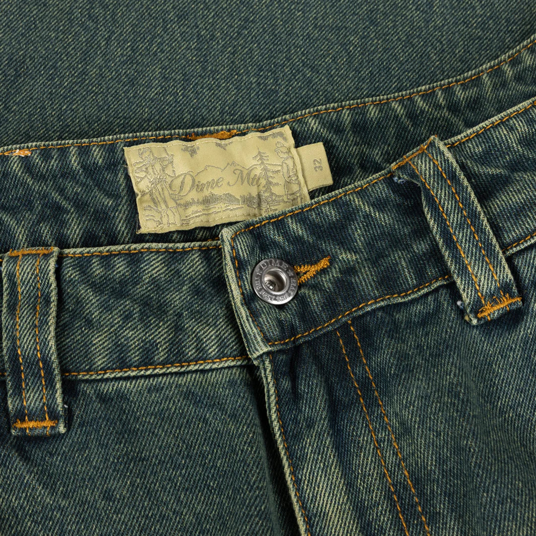 Dime MTL Relaxed Denim Pants Sandblasted Pine