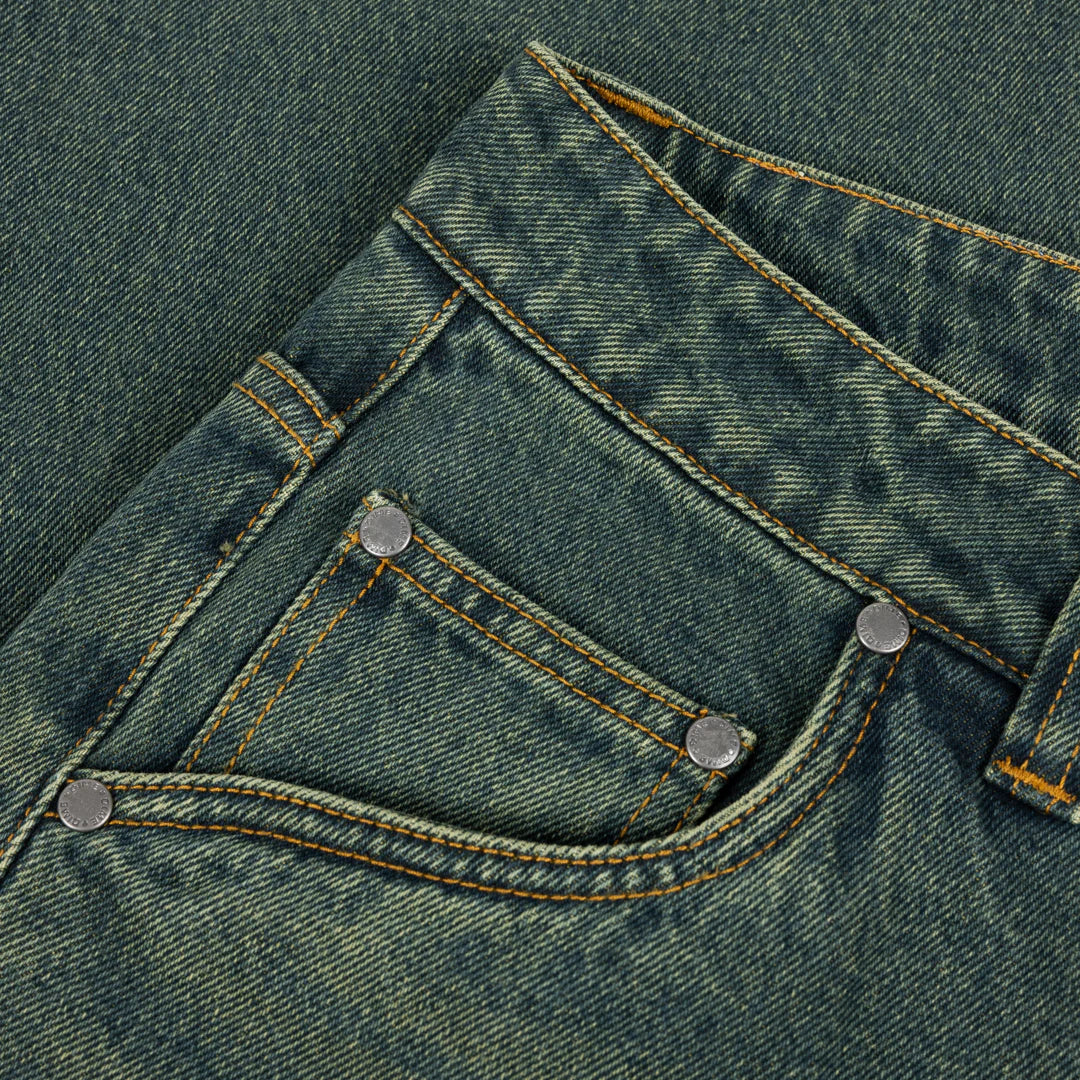 Dime MTL Relaxed Denim Pants Sandblasted Pine