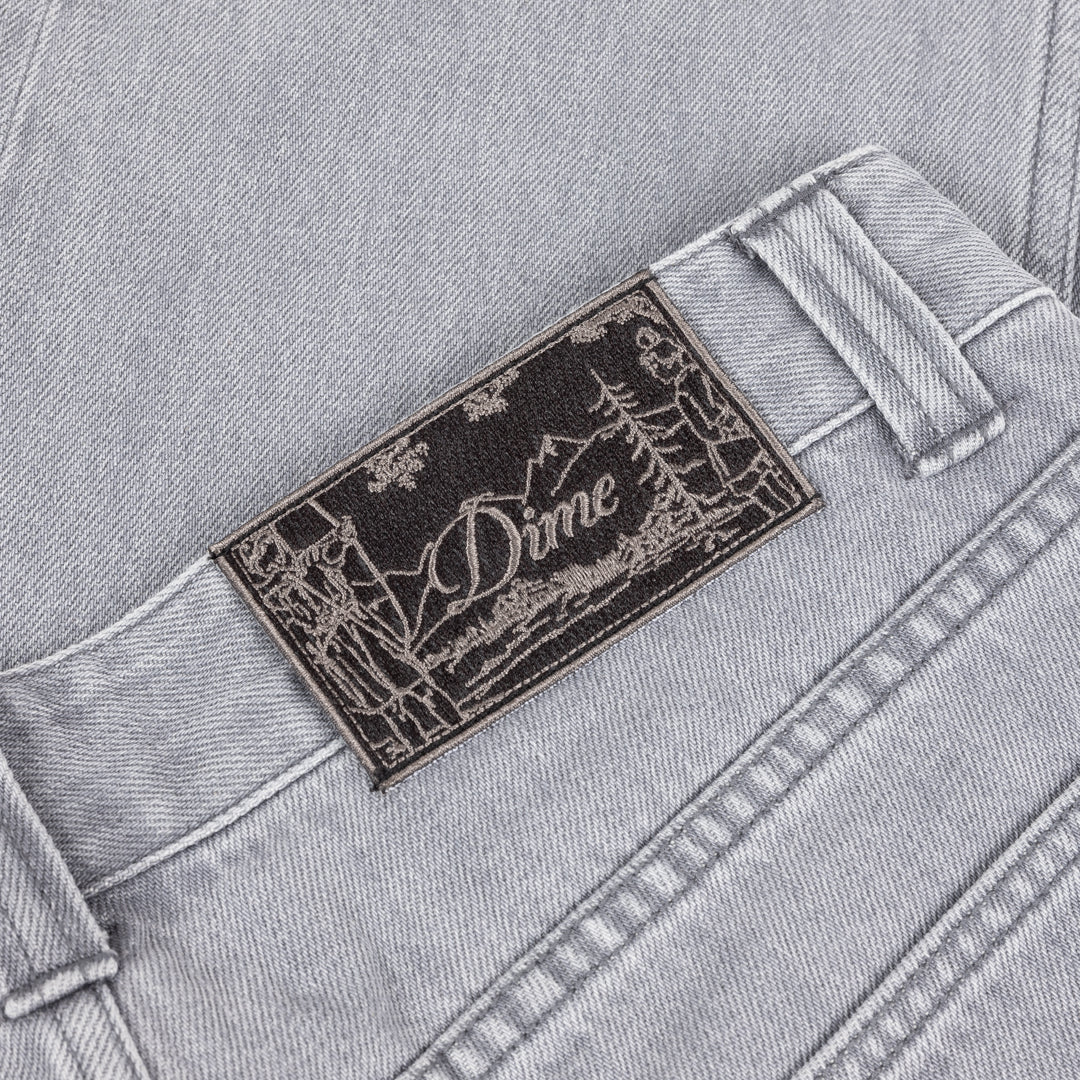 Dime MTL Straight Denim Pants Grey Washed Denim