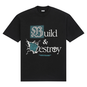 BABYLON BUILD AND DESTROY TEE- BLACK - Gallery Streetwear