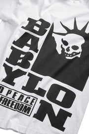 Babylon | No Liberty Tee White