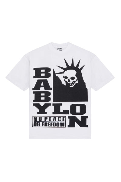 Babylon | No Liberty Tee White