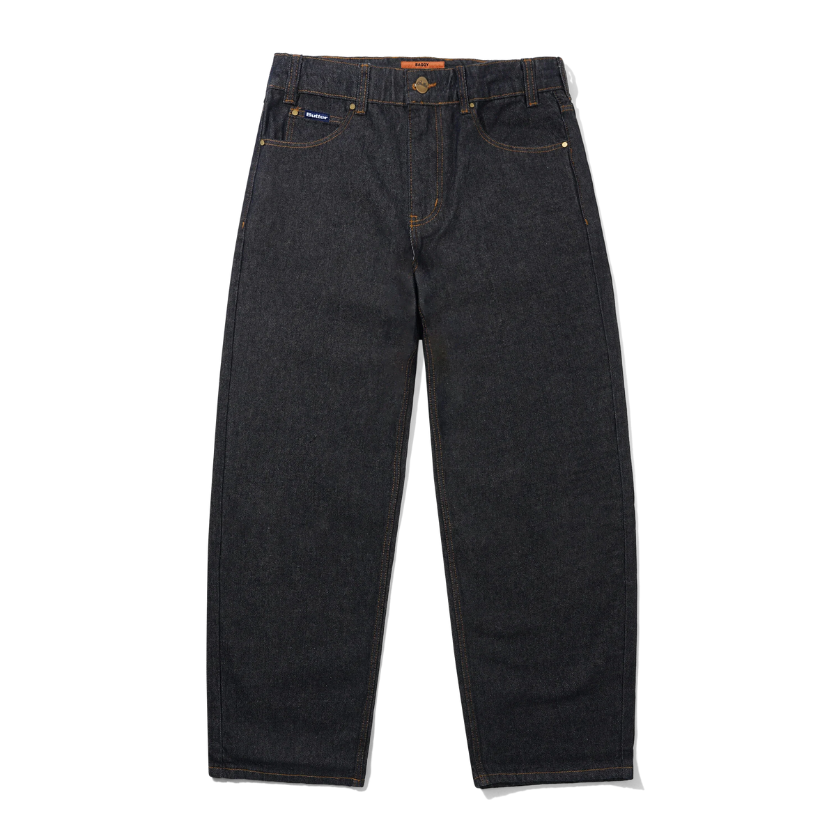 Butter Goods Baggy Denim Jeans Raw Indigo — product shot