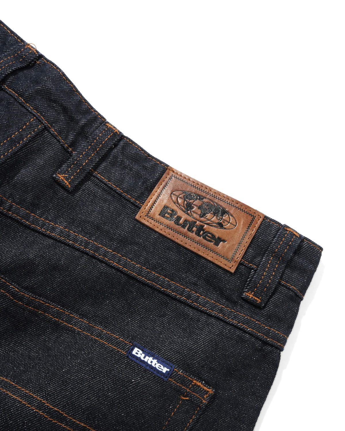 Butter Goods Baggy Denim Jeans Raw Indigo — product shot