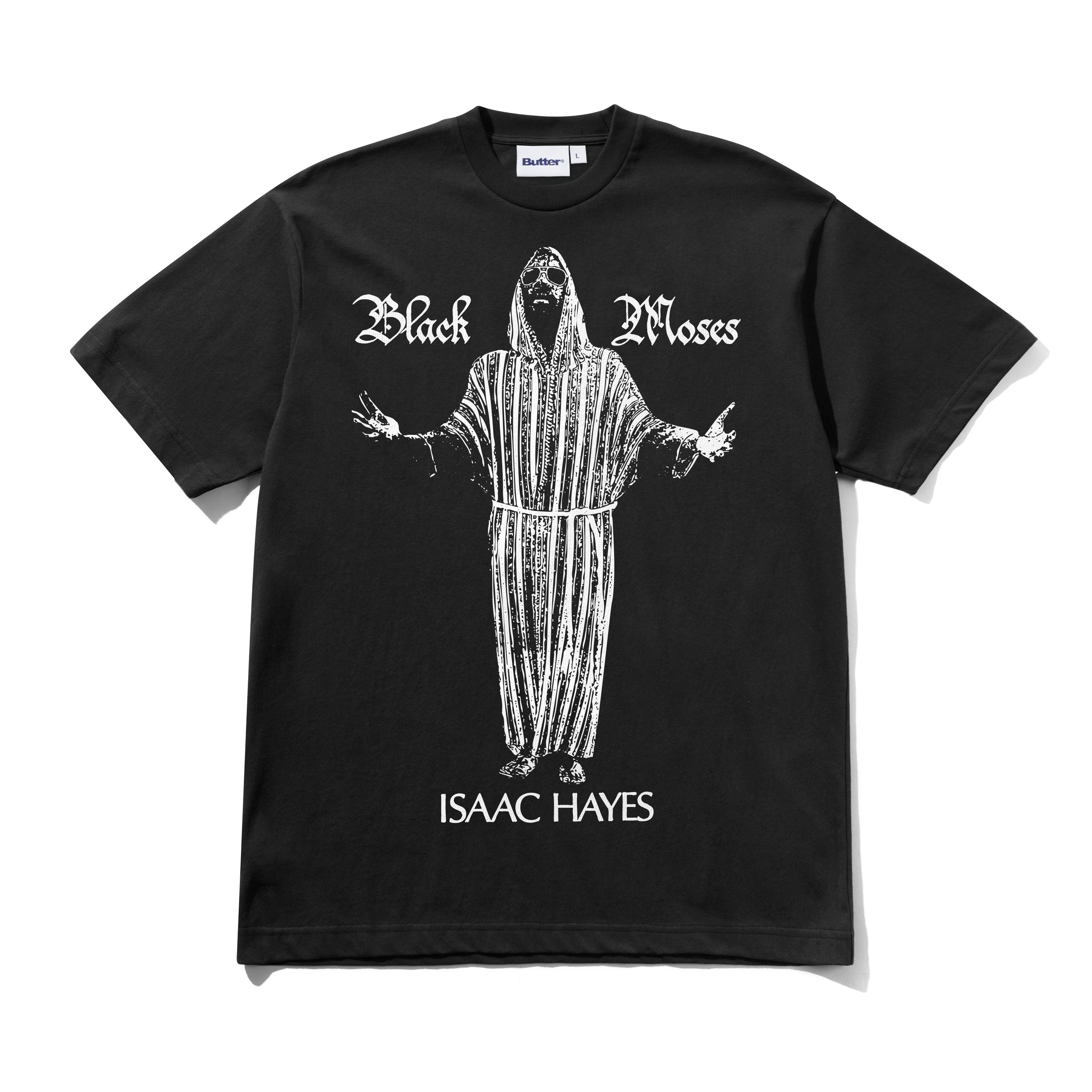 Butter Goods Black Moses Tee – Washed Black