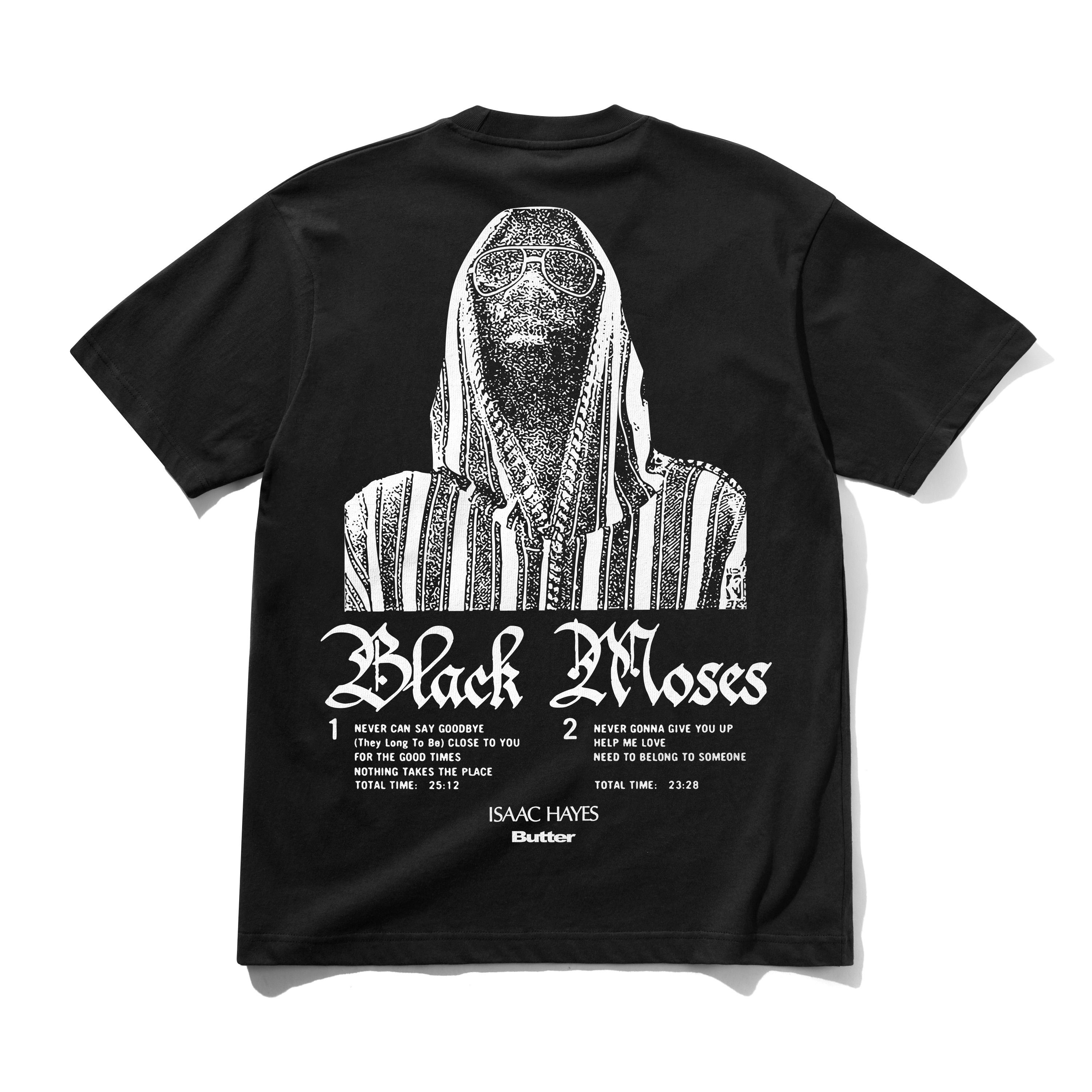 Butter Goods Black Moses Tee – Washed Black