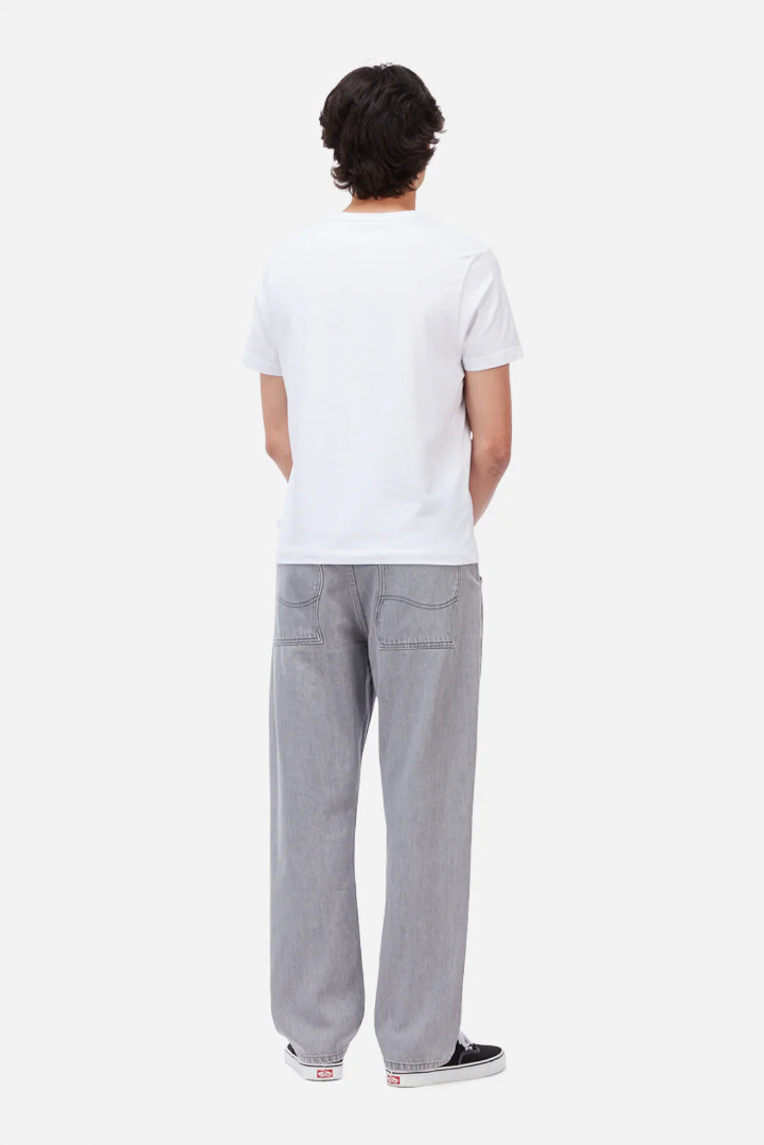 Dime MTL Straight Denim Pants Grey Washed Denim